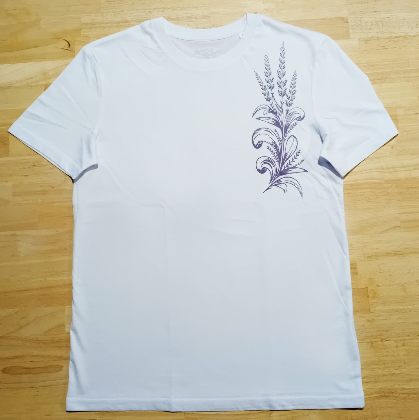 Tee-shirt Lavande Blanc