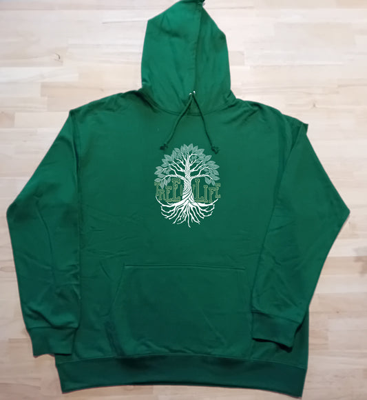 Sweat capuche tree of life vert