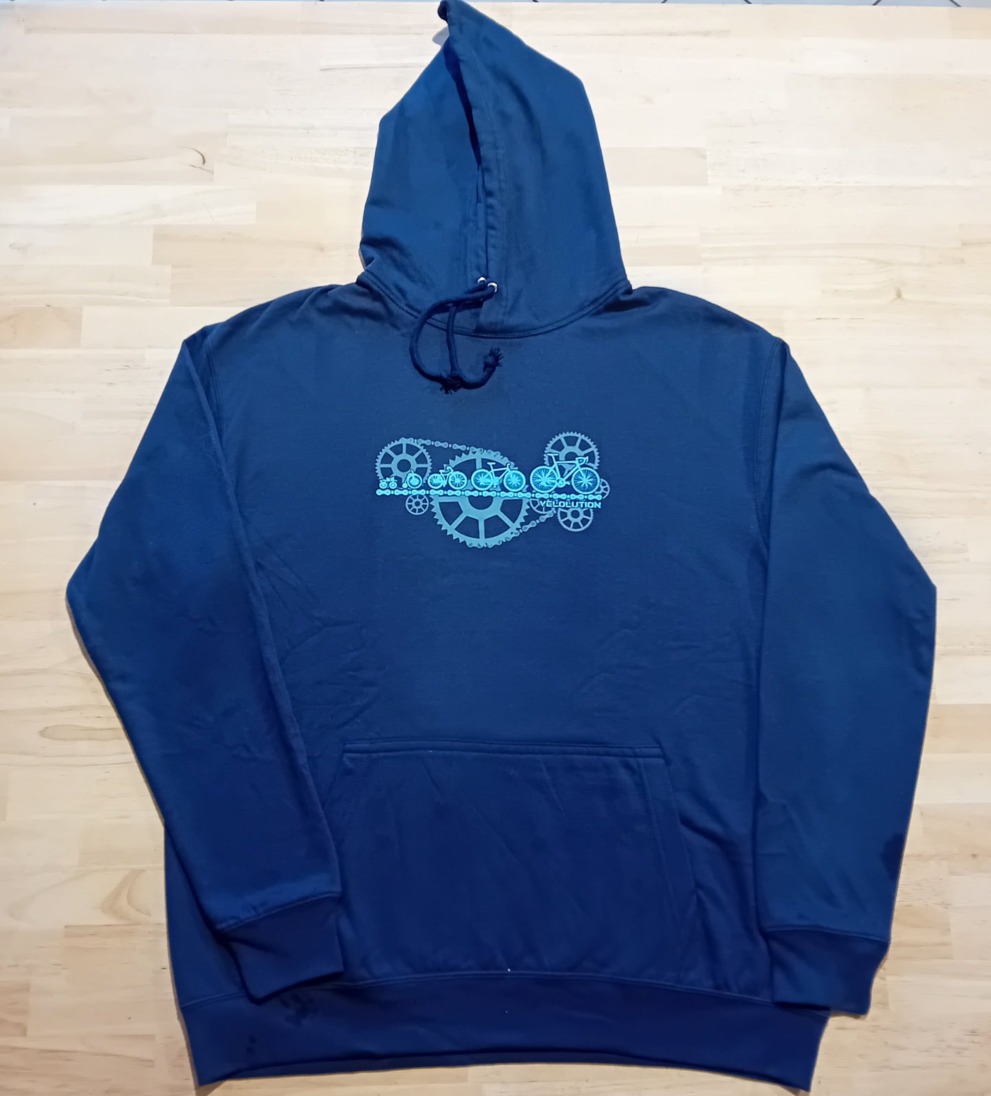 Sweat Capuche Vélolution Bleu Marine