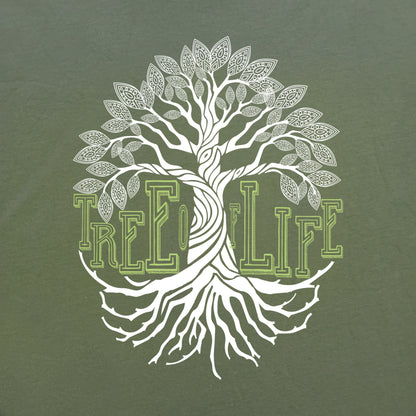 Tee-shirt Tree of Life Kaki